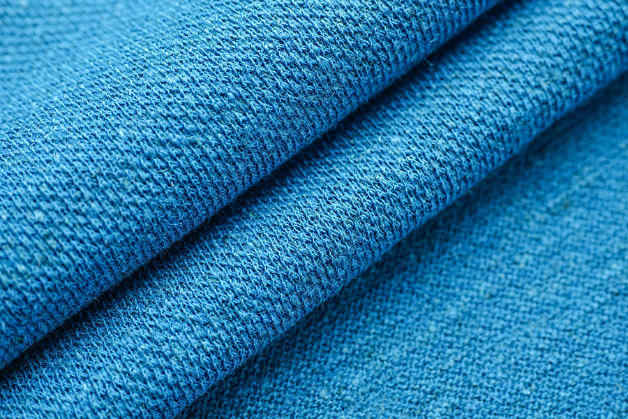 Hemp-fabric-blue