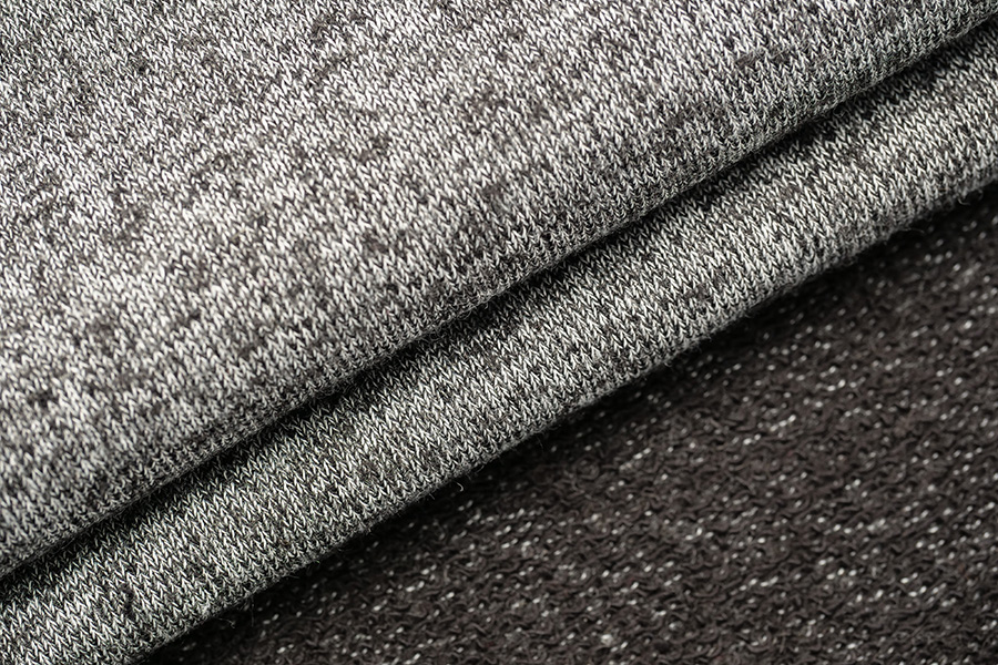 Double sided hemp knitted fabric